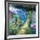 Monet's Garden-Malva-Framed Giclee Print