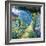 Monet's Garden-Malva-Framed Giclee Print