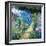 Monet's Garden-Malva-Framed Giclee Print