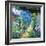 Monet's Garden-Malva-Framed Giclee Print