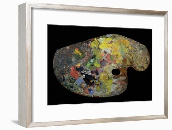 Monet's Palette (Wood)-French-Framed Giclee Print