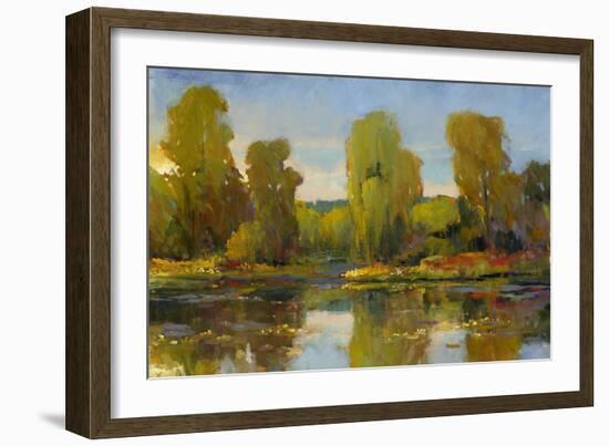 Monet's Water Lily Pond I-Tim O'toole-Framed Art Print