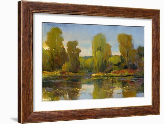 Monet's Water Lily Pond I-Tim O'toole-Framed Art Print