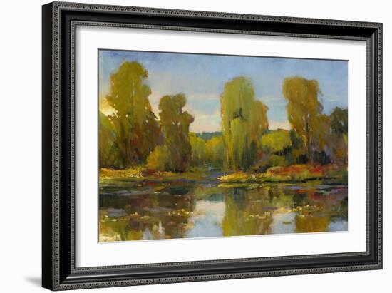Monet's Water Lily Pond I-Tim O'toole-Framed Art Print