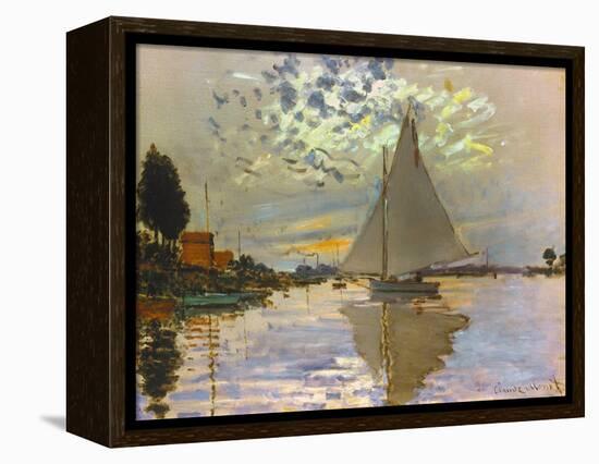 Monet: Sailboat-Claude Monet-Framed Premier Image Canvas