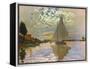 Monet: Sailboat-Claude Monet-Framed Premier Image Canvas