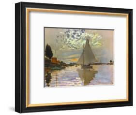 Monet: Sailboat-Claude Monet-Framed Giclee Print