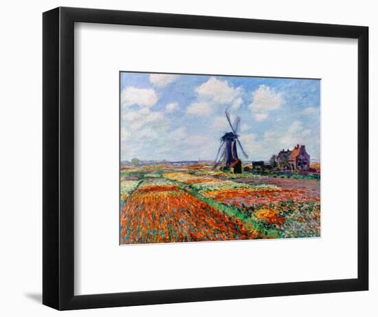 Monet: Tulip Fields, 1886-Claude Monet-Framed Premium Giclee Print