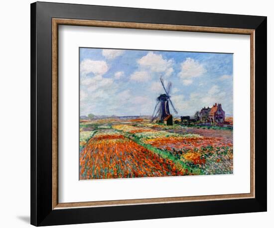 Monet: Tulip Fields, 1886-Claude Monet-Framed Premium Giclee Print