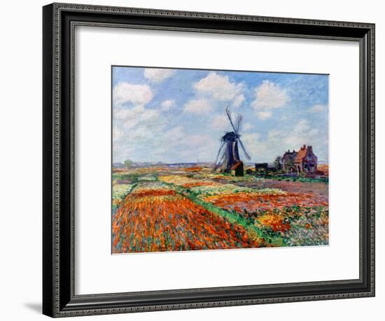 Monet: Tulip Fields, 1886-Claude Monet-Framed Premium Giclee Print