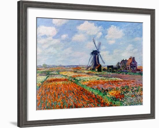 Monet: Tulip Fields, 1886-Claude Monet-Framed Giclee Print