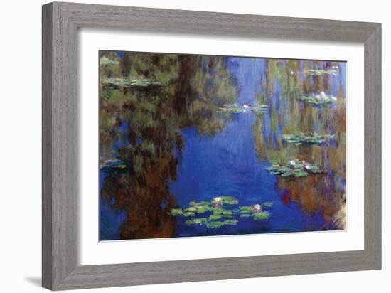 Monet - Water Lilies-Claude Monet-Framed Art Print