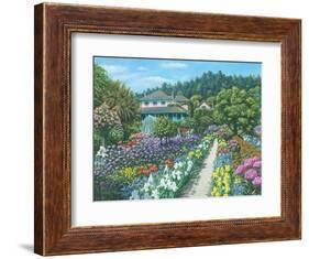 Monets Garden Giverny-Richard Harpum-Framed Art Print