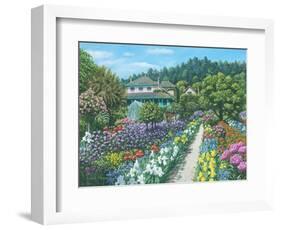 Monets Garden Giverny-Richard Harpum-Framed Art Print