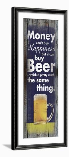 Money Beer Tall-Lauren Gibbons-Framed Art Print