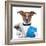 Money Dog-Javier Brosch-Framed Photographic Print