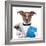 Money Dog-Javier Brosch-Framed Photographic Print