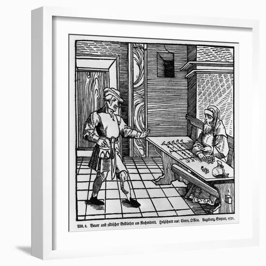 Money Lender, 1531-German School-Framed Giclee Print