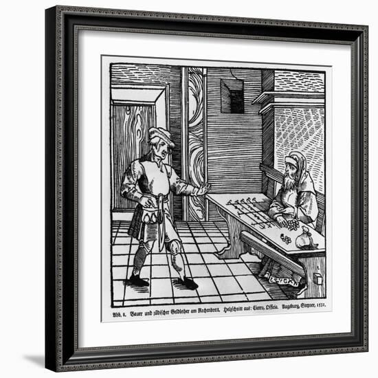 Money Lender, 1531-German School-Framed Giclee Print