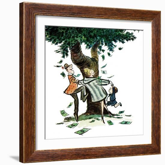 "Money, Money, Money," December 30, 1967-Robert Weber-Framed Giclee Print