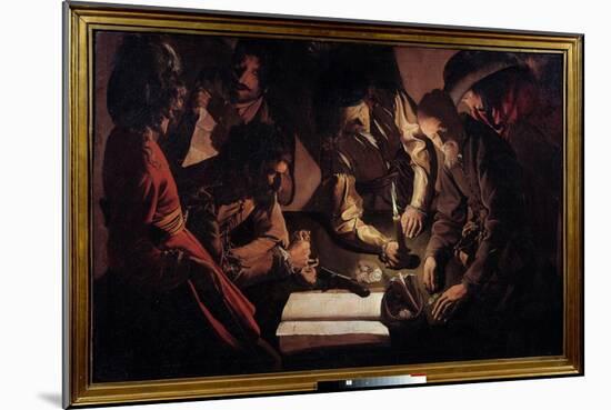 Money Pays also Means Settling Accounts. Painting by Georges De La Tour (1593-1652), 17Th Century.-Georges De La Tour-Mounted Giclee Print