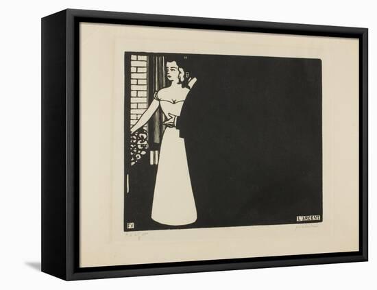 Money, Plate Five from 'Intimacies', 1898-Felix Edouard Vallotton-Framed Premier Image Canvas