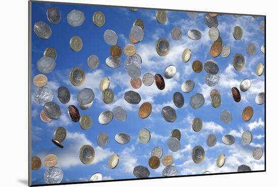 Money Shower-Victor De Schwanberg-Mounted Photographic Print