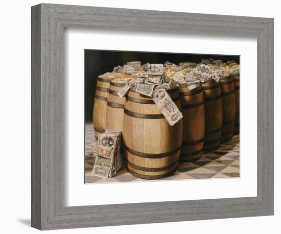 Money to Burn, 1893-Victor Dubreuil-Framed Giclee Print