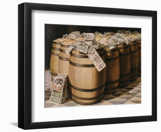 Money to Burn, 1893-Victor Dubreuil-Framed Giclee Print