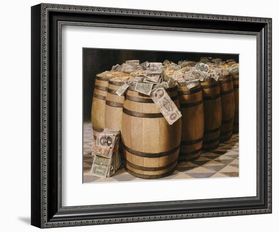 Money to Burn, 1893-Victor Dubreuil-Framed Giclee Print