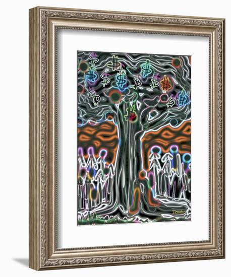 Money Tree-Diana Ong-Framed Giclee Print