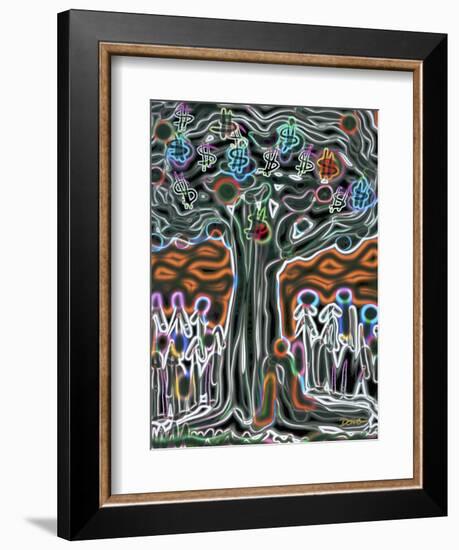 Money Tree-Diana Ong-Framed Giclee Print