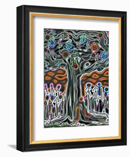 Money Tree-Diana Ong-Framed Giclee Print