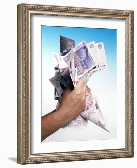Money-Victor De Schwanberg-Framed Photographic Print