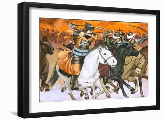 Mongol Horsemen-Mcbride-Framed Giclee Print