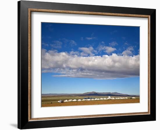 Mongolia, Bayangobi, Ger Camp-Jane Sweeney-Framed Photographic Print