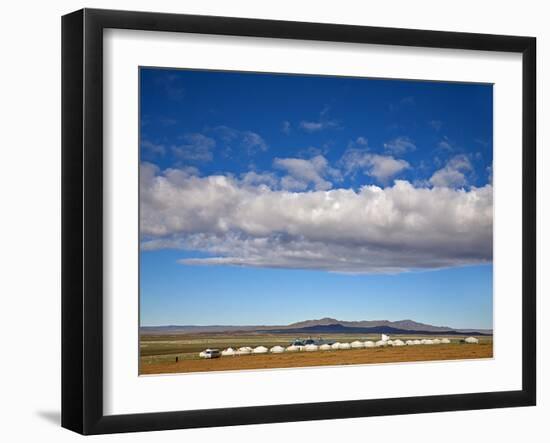 Mongolia, Bayangobi, Ger Camp-Jane Sweeney-Framed Photographic Print