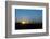 Mongolia, Central Asia, Camp in the Steppe Scenery of Gurvanbulag, Hills, Sundown-Udo Bernhart-Framed Photographic Print