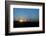 Mongolia, Central Asia, Camp in the Steppe Scenery of Gurvanbulag, Hills, Sundown-Udo Bernhart-Framed Photographic Print