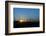 Mongolia, Central Asia, Camp in the Steppe Scenery of Gurvanbulag, Hills, Sundown-Udo Bernhart-Framed Photographic Print