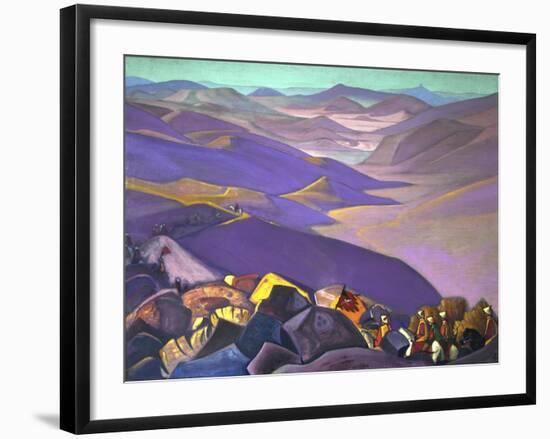 Mongolia, Genghis Khan, 1938-Nicholas Roerich-Framed Giclee Print