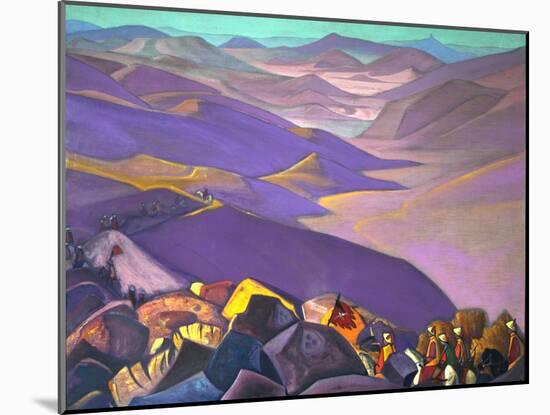 Mongolia. Genghis Khan's Campaign, 1937-1938-Nicholas Roerich-Mounted Giclee Print