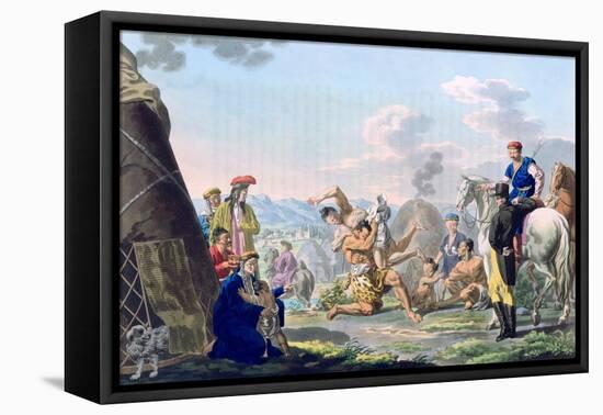 Mongolian Fight, 1813-E Scotnikoff-Framed Premier Image Canvas