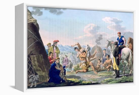 Mongolian Fight, 1813-E Scotnikoff-Framed Premier Image Canvas