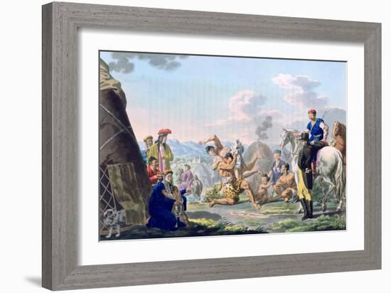 Mongolian Fight, 1813-E Scotnikoff-Framed Giclee Print