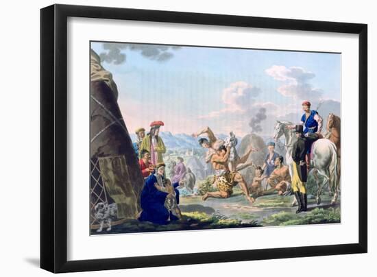 Mongolian Fight, 1813-E Scotnikoff-Framed Giclee Print