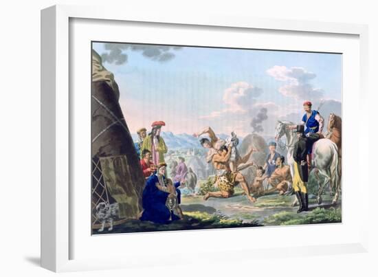 Mongolian Fight, 1813-E Scotnikoff-Framed Giclee Print