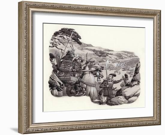 Mongols Invade Japan-Pat Nicolle-Framed Giclee Print