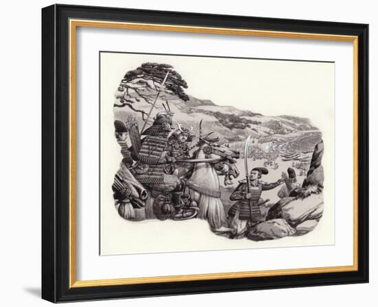 Mongols Invade Japan-Pat Nicolle-Framed Giclee Print