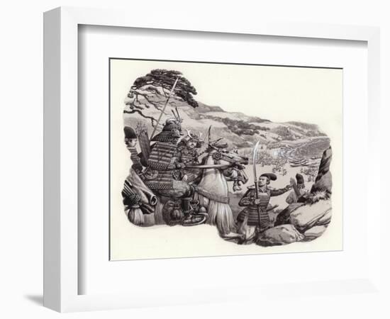 Mongols Invade Japan-Pat Nicolle-Framed Giclee Print